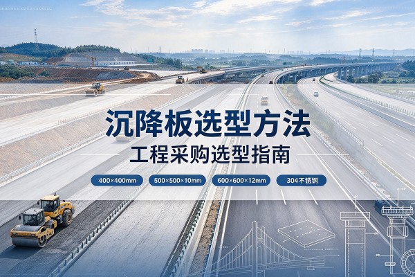 银州沉降板选择方法