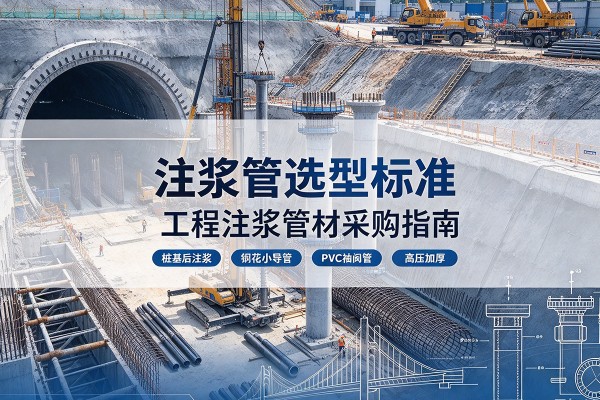银州注浆管选型标准