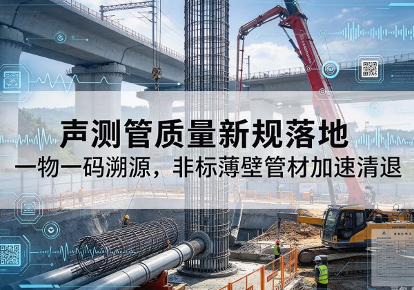银州声测管质量新规落地，一物一码溯源，非标薄壁管材加速清退