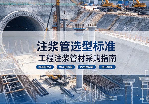 银州注浆管选型标准